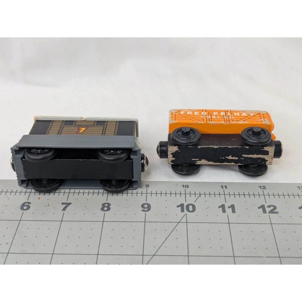 Thomas Train Railway‎ Wooden Toby Fred Pelhay Coal Lot READ